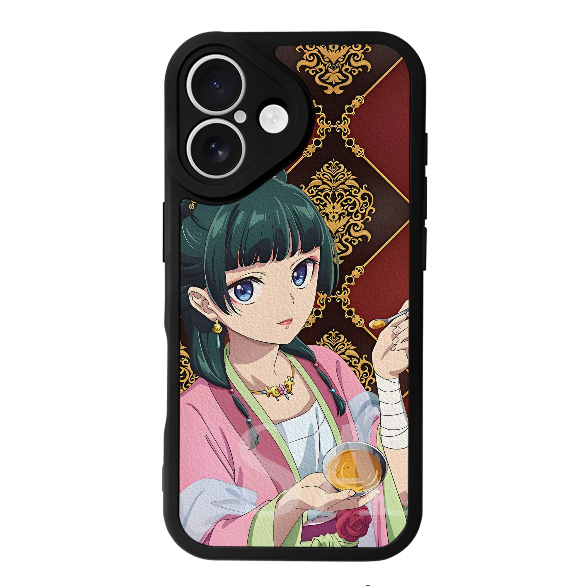 薬屋のひとりごと The Apothecary Diaries 【iPhone 16シリーズ対応】シリコンスマホケース（レザー調） 材質：シリコン